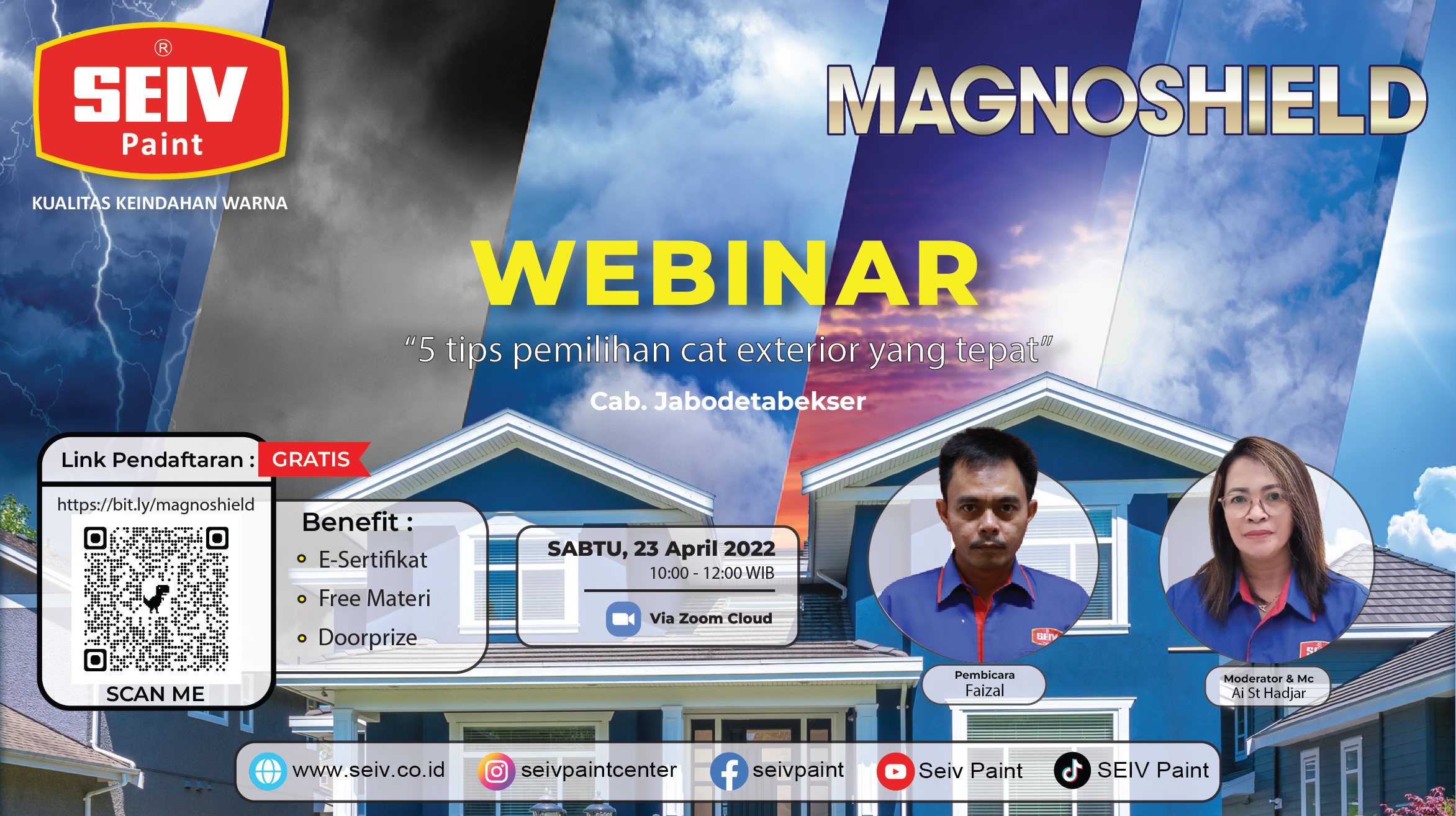 Ada Webinar SEIV Paint Cabang Jabodetabekser, Simak Informasinya