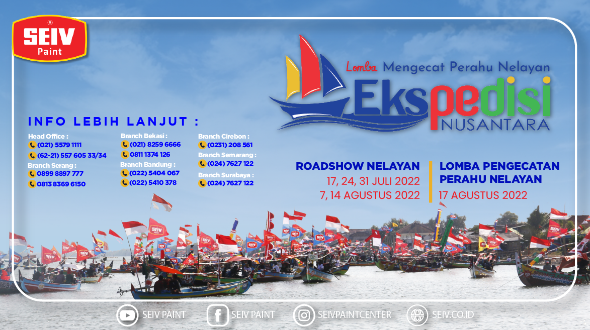 Lomba Mengecat Perahu Nelayan SEIV Paint Mulai Agustus, Ini Syarat Cara Daftar Lombanya