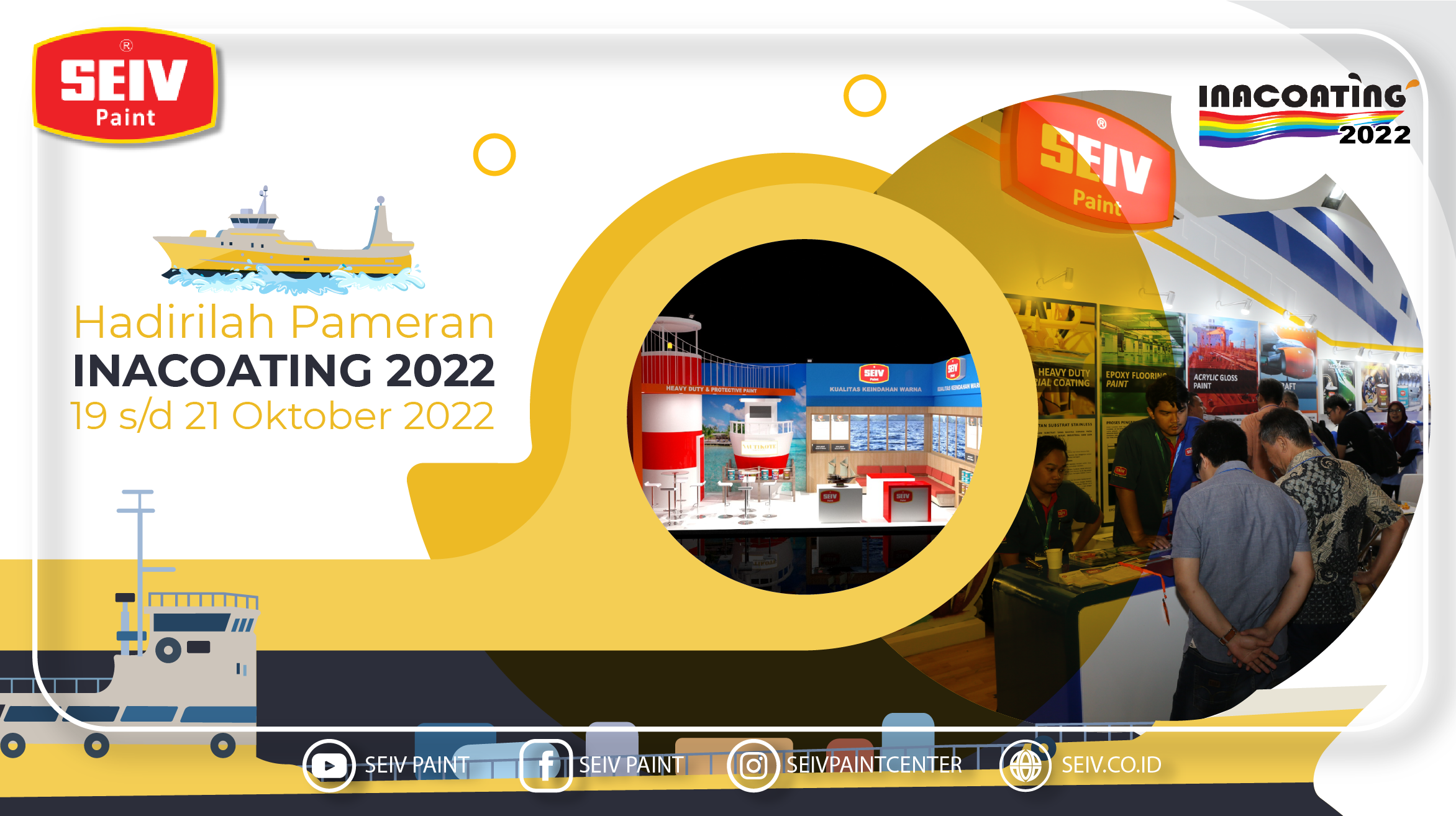 Tingkatkan Branding, SEIV Paint Ikuti Pameran INACOATING 2022