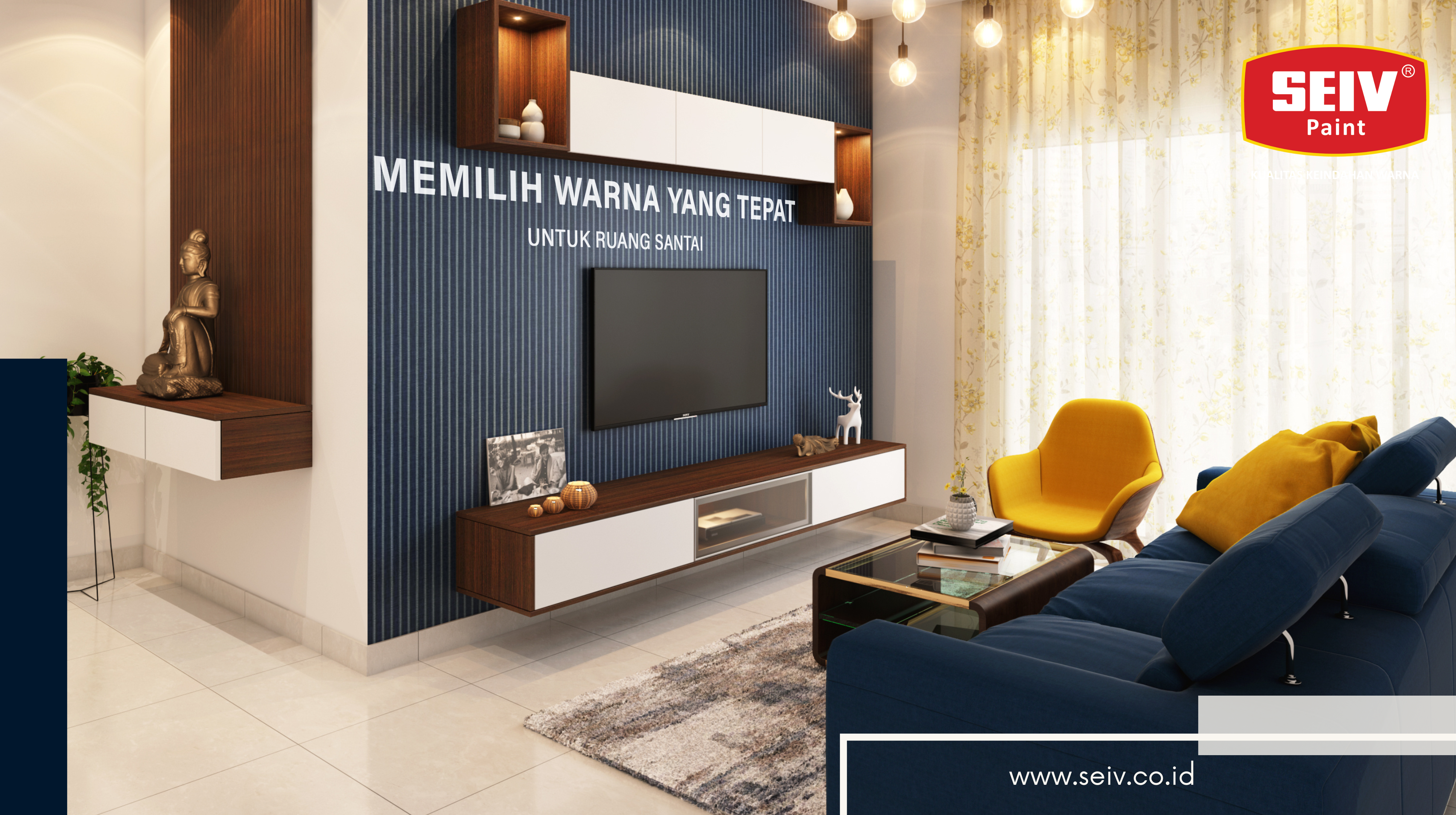 Tips Memilih Warna Yang Tepat Untuk Ruang Santai