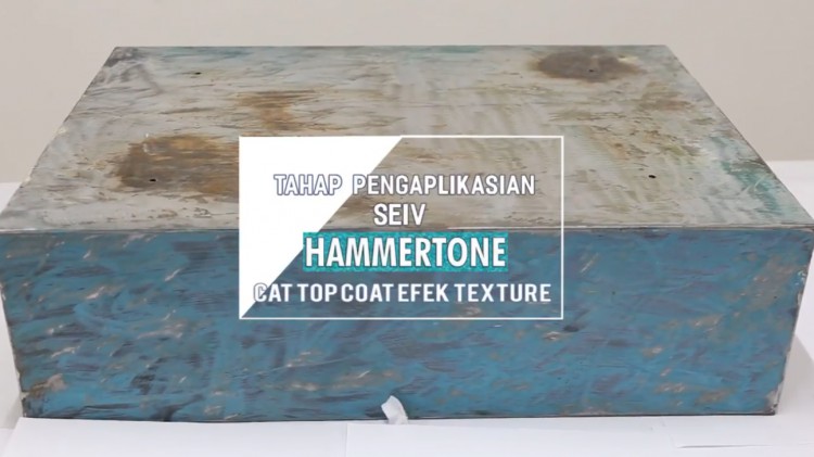 Pengaplikasian Cat SEIV HAMMERTONE